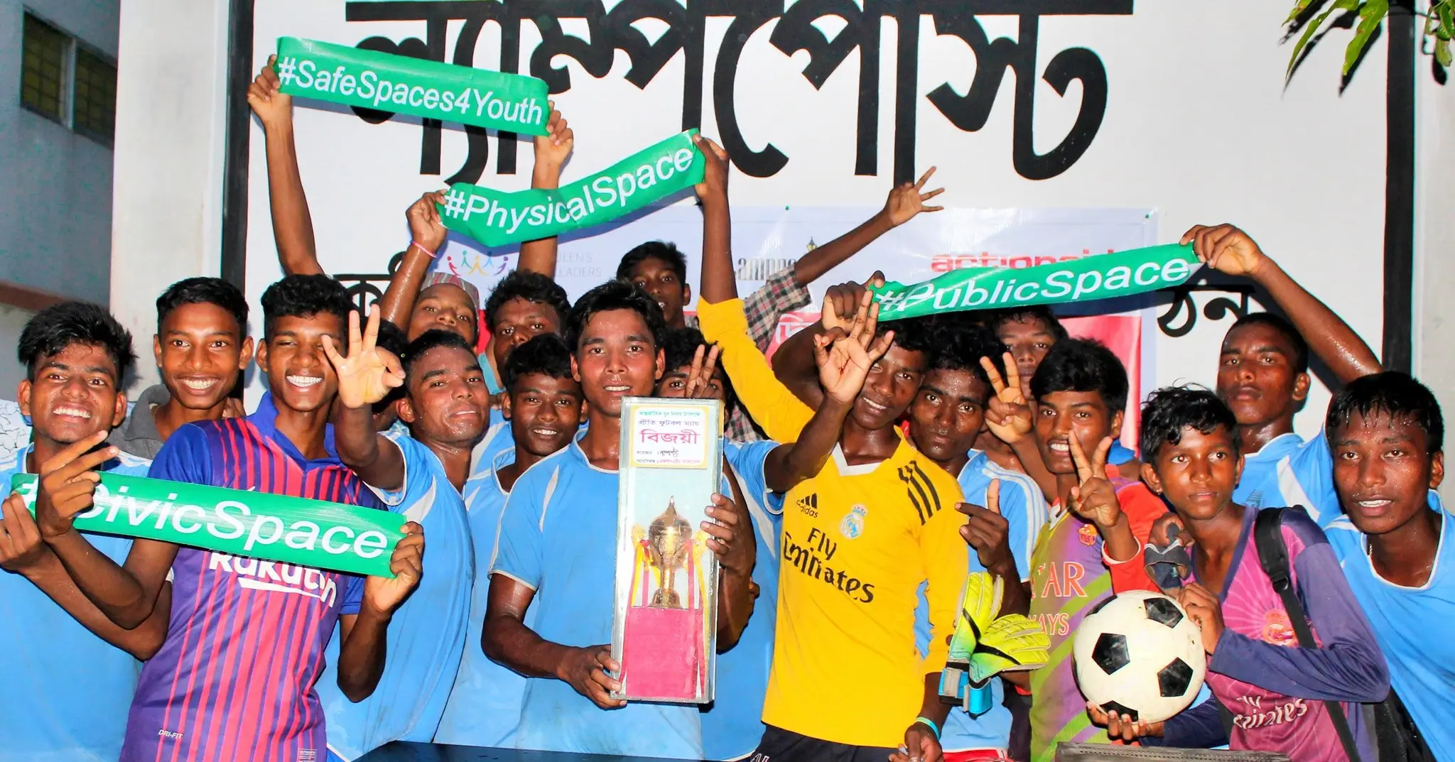 Organize sport tournaments to create a drug free youth society
